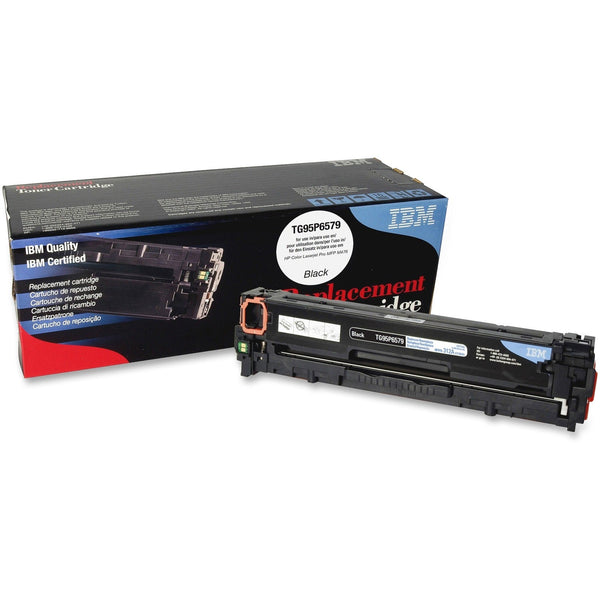 IBM Remanufactured Toner Cartridge, Alternative for HP 312A (CF380A), Laser, 2400 Pages, Black, 1 Each (IBMTG95P6579) Each