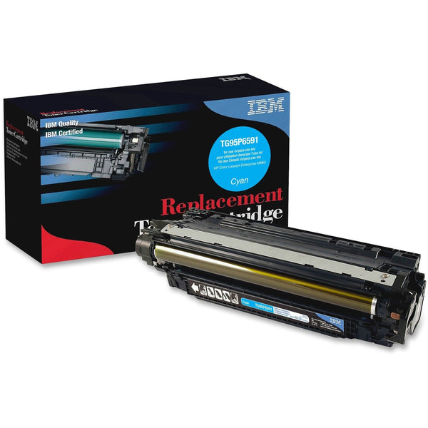 IBM Remanufactured Toner Cartridge, Alternative for HP 653A (CF321A), Laser, 16500 Pages, Cyan, 1 Each (IBMTG95P6591) Each