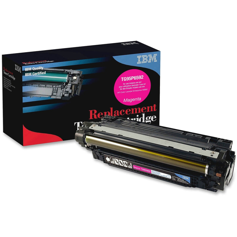 IBM Remanufactured Toner Cartridge, Alternative for HP 653A (CF323A), Laser, 16500 Pages, Magenta, 1 Each (IBMTG95P6592) Each
