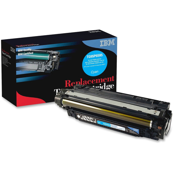IBM Remanufactured Toner Cartridge, Alternative for HP 654X (CF331A), Laser, 15000 Pages, Cyan, 1 Each (IBMTG95P6595) Each