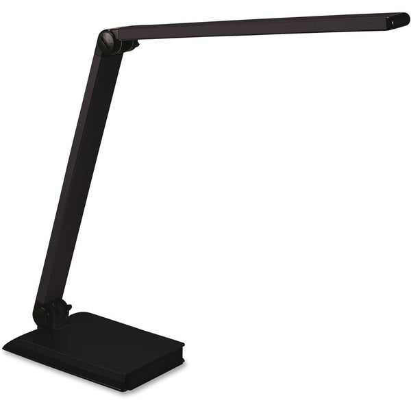 Lorell LED Desk Task Light, 8W, Black (LLR13202)