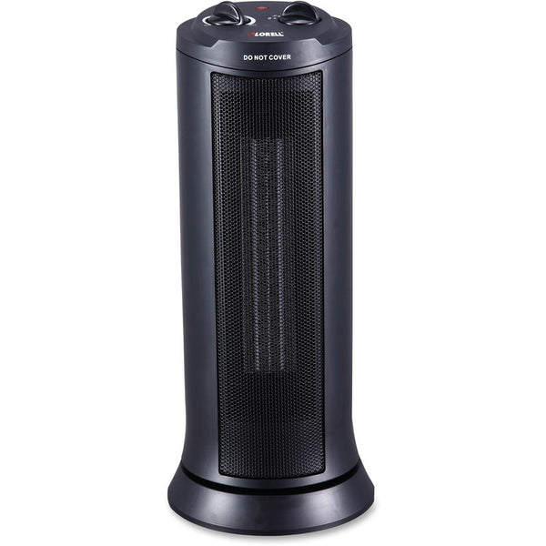Lorell Ceramic Tower Heater, 17", 1000/1500W, Black (LLR33558)