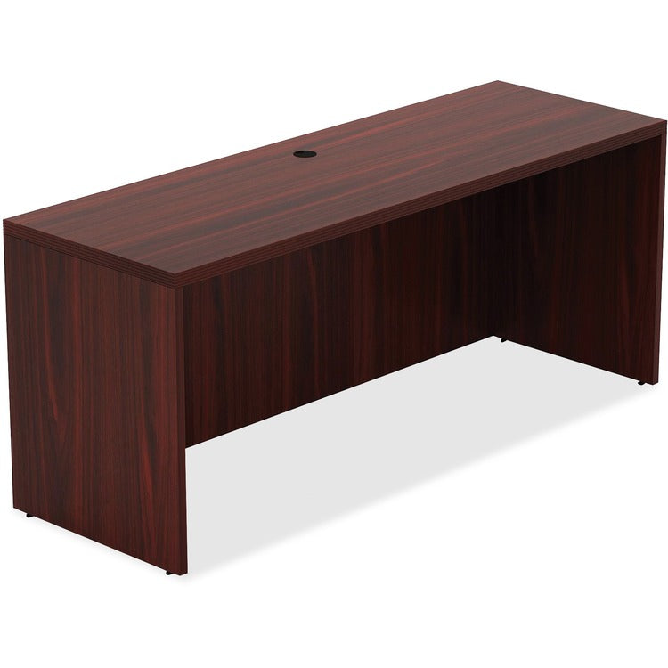 Lorell Top 1-1/2", Credenza, 24" x 72' x 30", Mahogany (LLR34306)