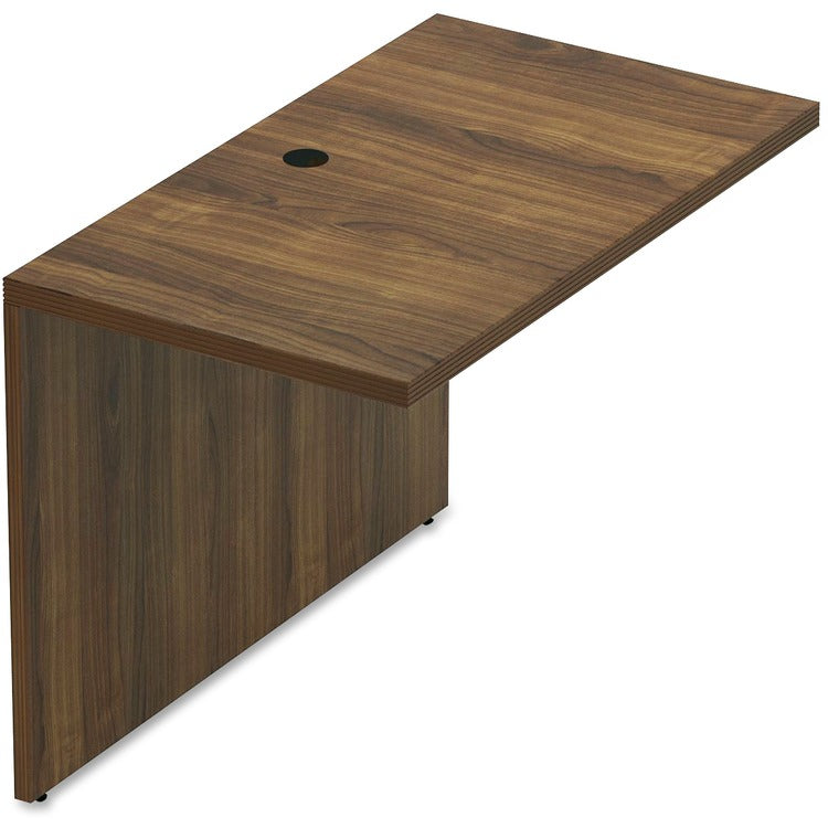 Lorell Top 1-1/2", Bridge 24" x 42" x 30', Walnut (LLR34325)