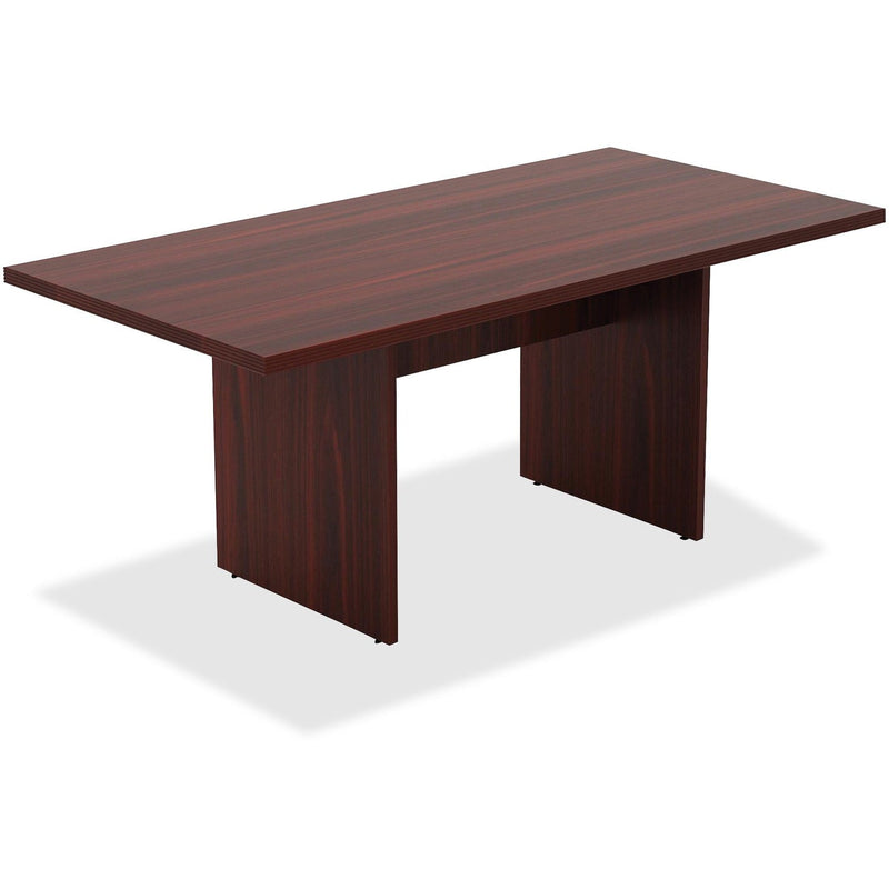 Lorell Rect Conference Table, 36" x 72" x 30", Mahogany (LLR34340) Each
