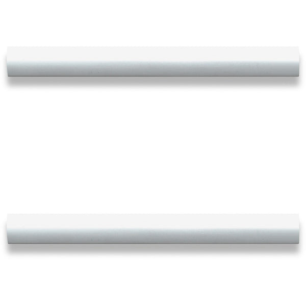 Lorell Modern Pull, .5" x 4" x 2', 2/PK, Silver (LLR34346)