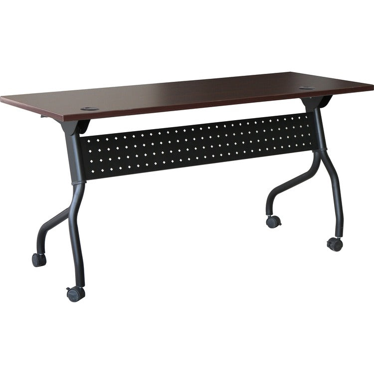 Lorell Training Table, 23-3/5" x 60" x 29-1/2", MY/BK (LLR59513)