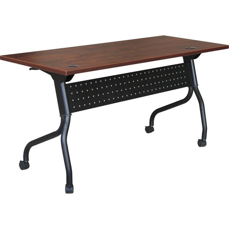 Lorell Training Table, 23-3/5" x 48" x 29-1/2", MY/BK (LLR59515)