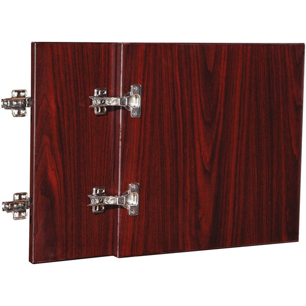 Lorell Hutch Door Kit, 17" x 1" x 16", Mahogany (LLR59574)