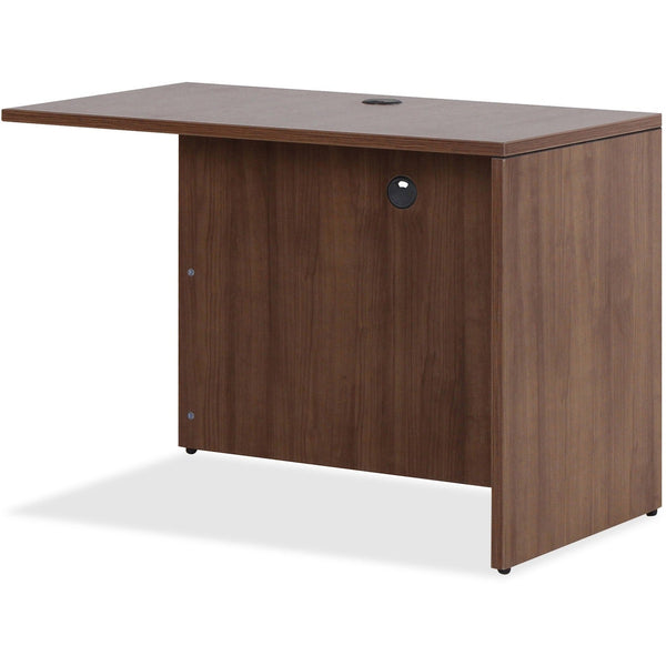 Lorell Return, 48" x 24" x 29-1/2", Walnut (LLR69979)