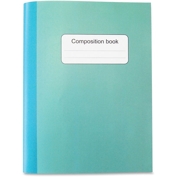 Sparco Comp Notebook, 7-1/2" x 10", 80 Sheets, 15lb, Blue/Green (SPR36127)