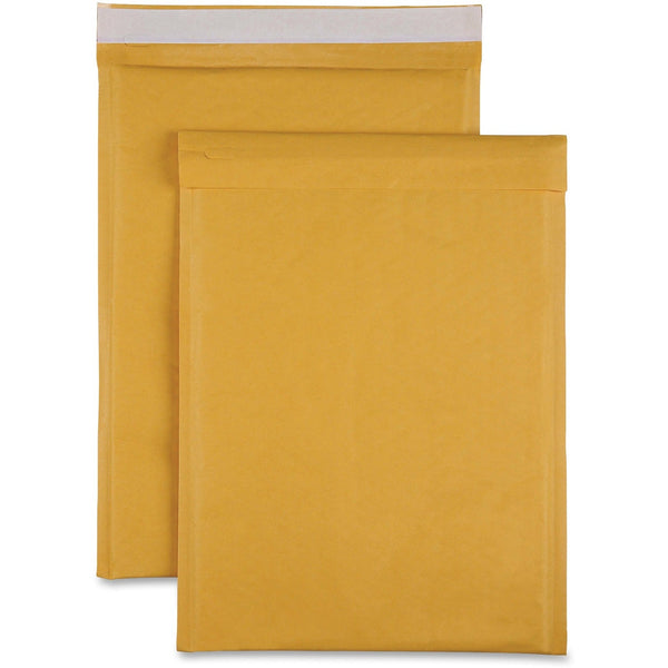 Sparco Size 5 Bubble Cushioned Mailers, #5, 10 1/2" x 16" Length, Self-sealing, Kraft (SPR74985) Case of 100