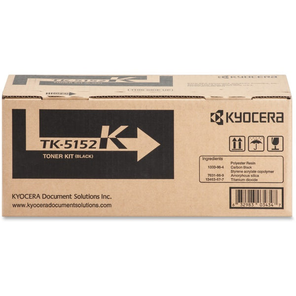 Kyocera Toner Cartridge f/6035/6535, 12,000 Page Yield, Black (KYOTK5152K) Each