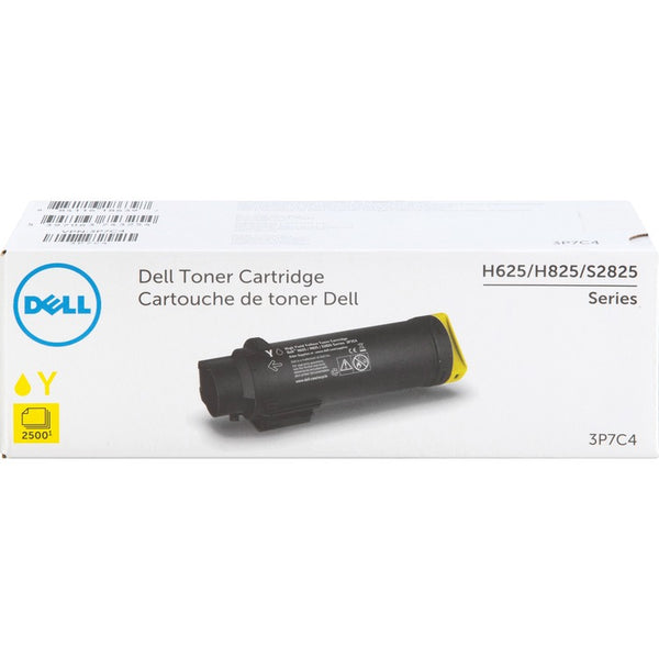 Dell 3P7C4 High-Yield Toner, 2,500 Page-Yield, Yellow (DLL3P7C4) Each