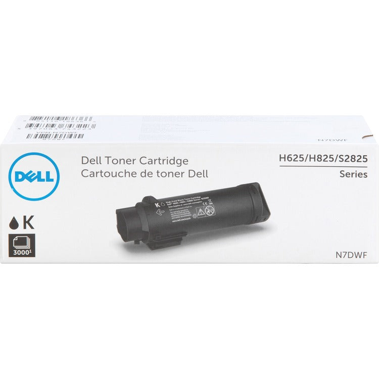 Dell N7DWF High-Yield Toner, 3,000 Page-Yield, Black (DLLN7DWF) Each