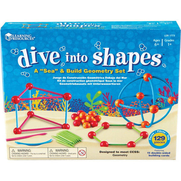 Learning Resources A Sea-And-Build Geometry Set, Ast (LRN1773) 1 Set