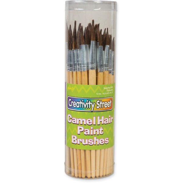 Creativity Street Camel Hair Brush Holder Set, 72Pcs/ST, Ast (PAC5159) 1 Set