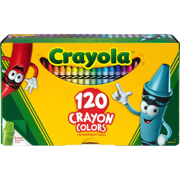 Crayola Classic Color Crayons, Tuck Box, 120 Colors (CYO526920)