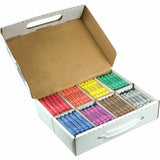 Prang Crayons Master Pack, Assorted, 200/Box (DIX32341) Box of 200