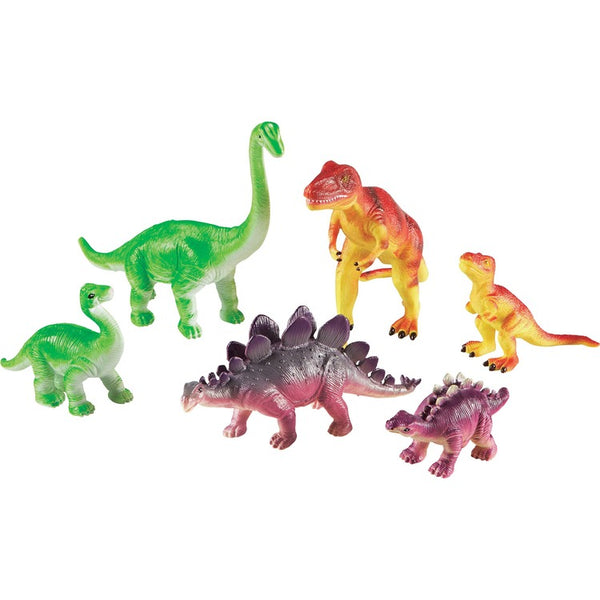 Learning Resources Dinosaur Play Set, 6Pc, Ast (LRN0836) 1 Set