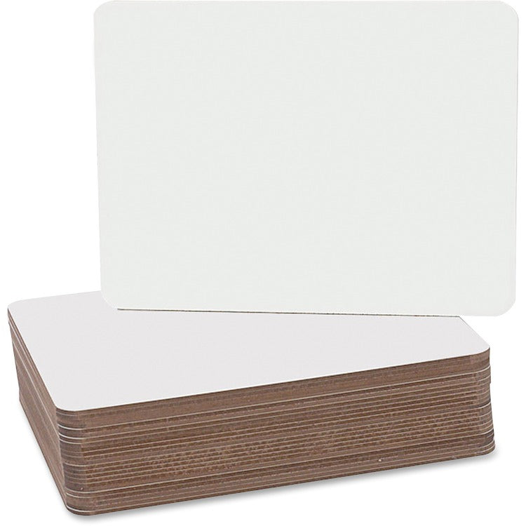 Flipside Dry Erase Board, 9-1/2" x 12", 24/PK, White (FLP12064)