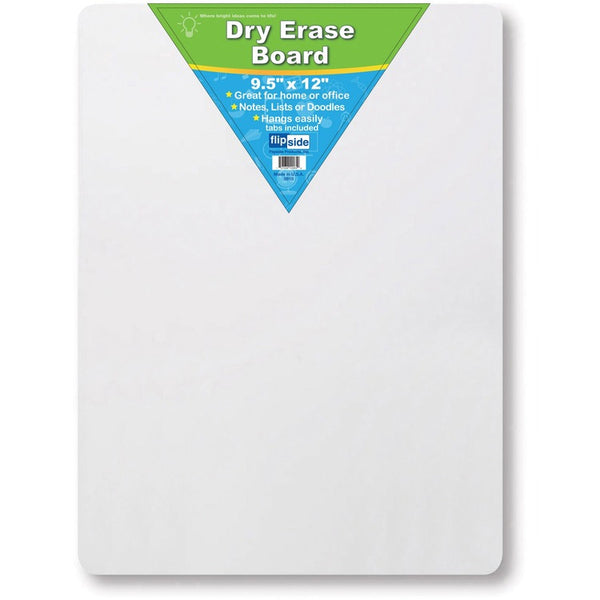 Flipside Dry Erase Board, 9-1/2" x 12", White (FLP10065)