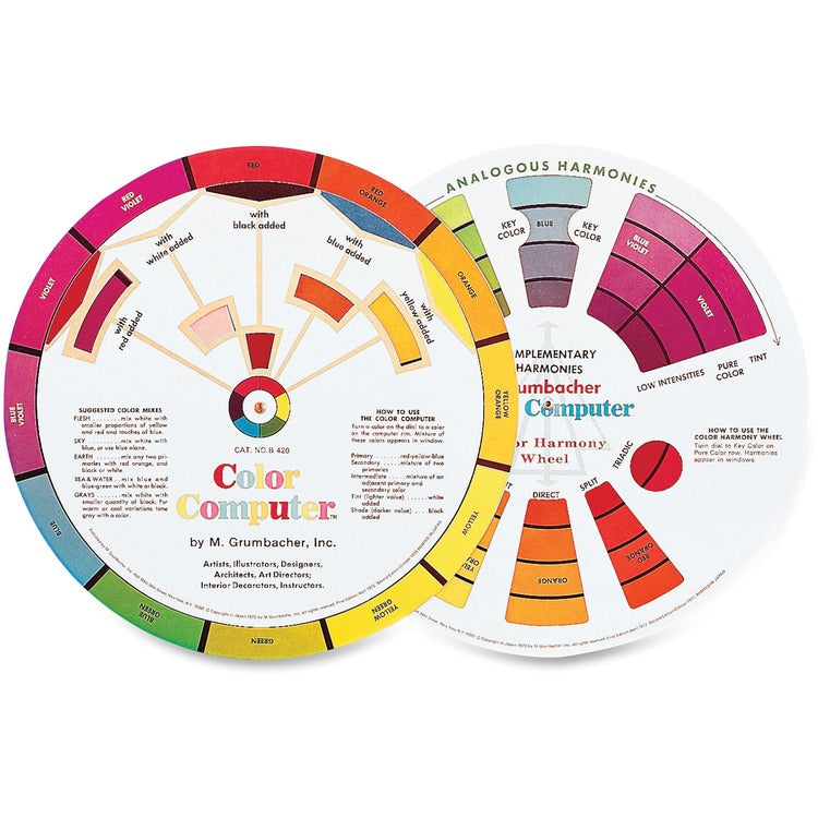 Grumbacher Dual-Sided Color Wheel, Mulit (GRUB420) Each