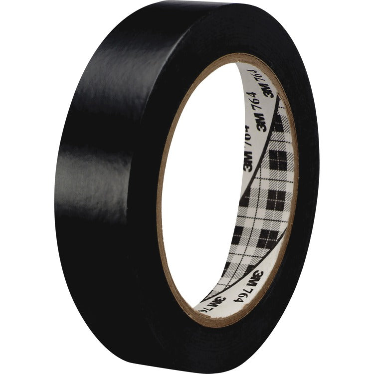 3M General Purpose Vinyl Tape 764, Black (MMM764136BLK) 1 Roll