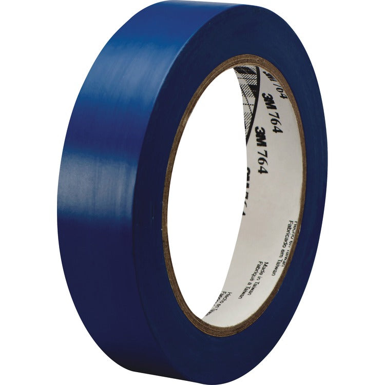 3M General Purpose Vinyl Tape 764, Blue (MMM764136BLU) 1 Roll