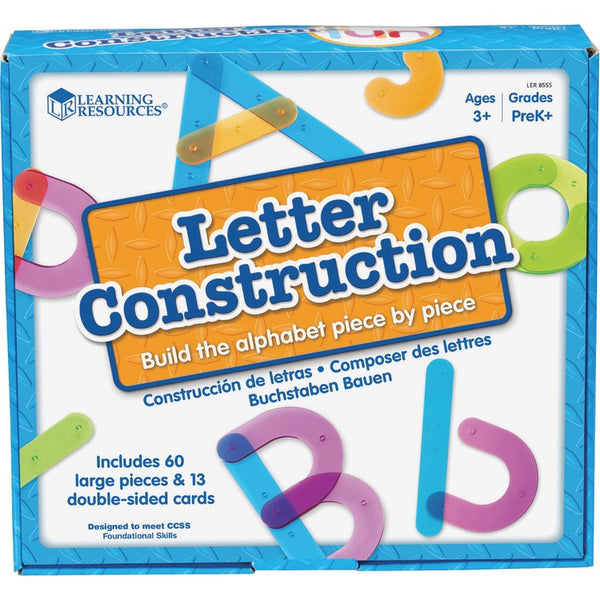 Learning Resources Letter Construction Activity Set, Pre K+, Ast (LRN8555) 1 Set