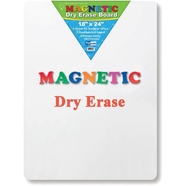 Flipside Magnetic Dry Erase Board, 18" x 24", White (FLP10026)