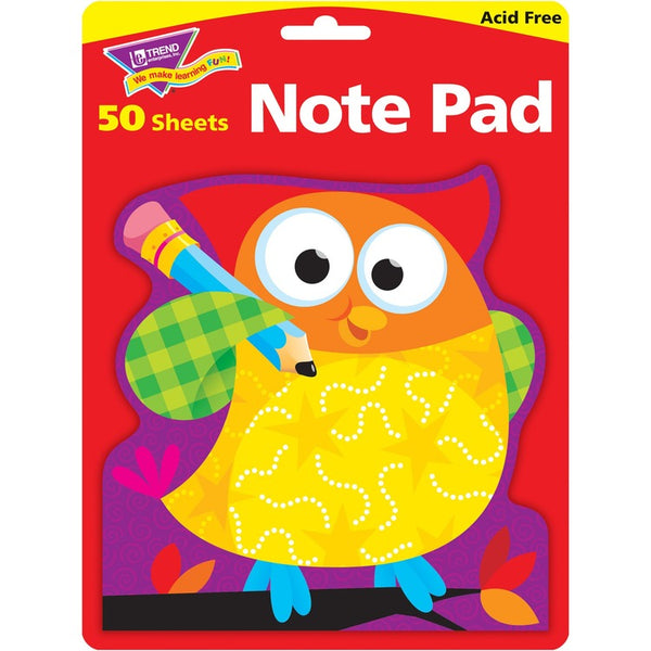 Trend Note Pad, Owl-Stars, 5"Wx5"H, 50 SH/PD, MI (TEP72076) Each