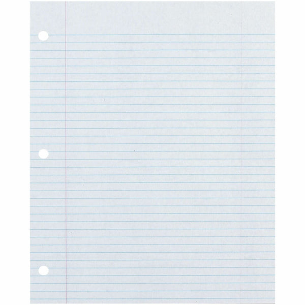 Decorol Rec Filler Paper, 8-1/2" x 11", 9/32" Rld, 3-H, 500SH/PK, WE (PAC2417) Pack of 500
