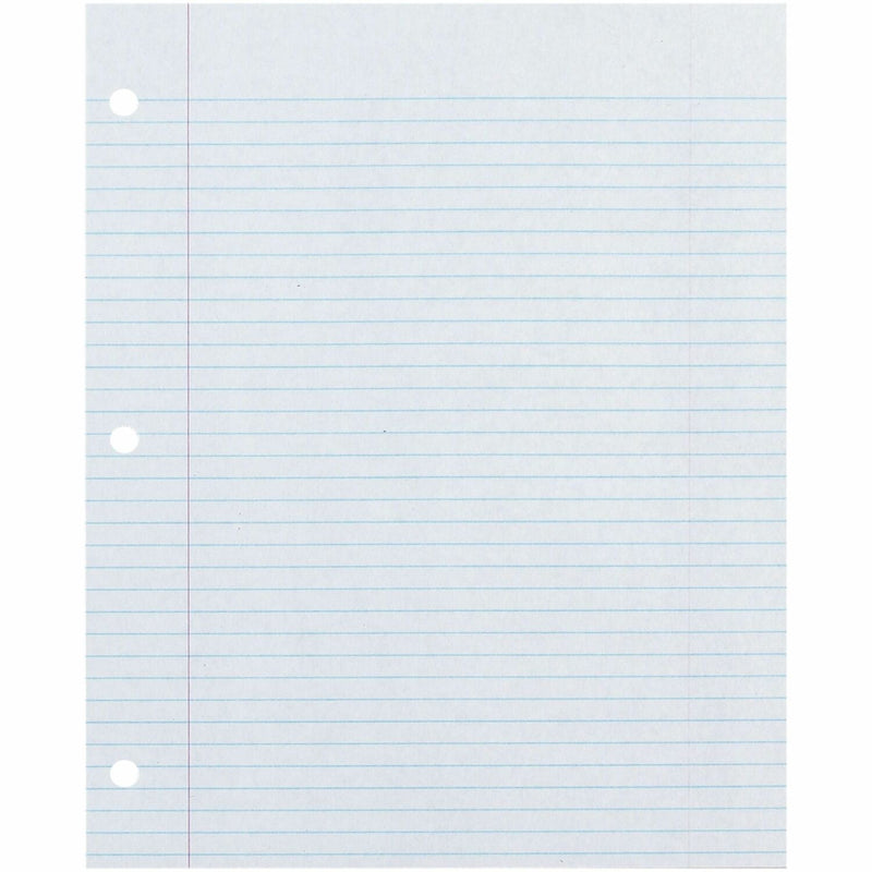 Decorol Rec Filler Paper, 8-1/2" x 11", 9/32" Rld, 3-H, 500SH/PK, WE (PAC2417) Pack of 500