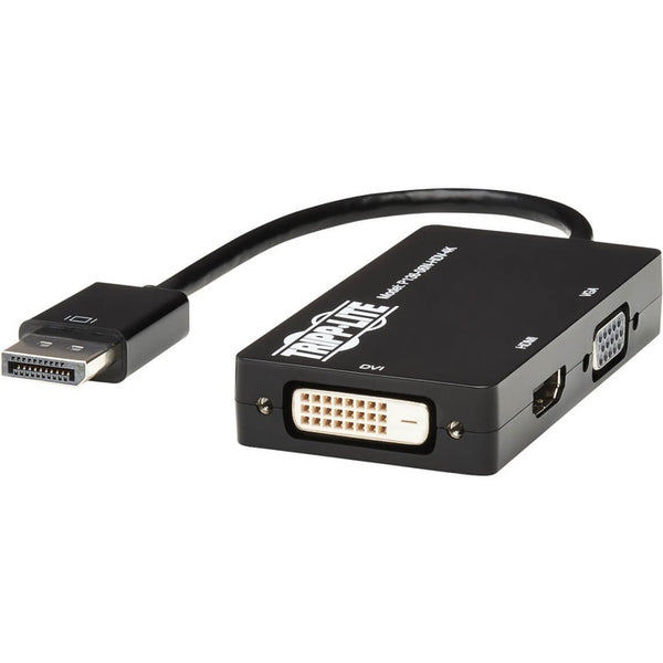 Tripp Lite by Eaton Converter Adapter, DisplayPort 1.2 to VGA/DVI/HDMI (TRPP13606NHDV4K) Each