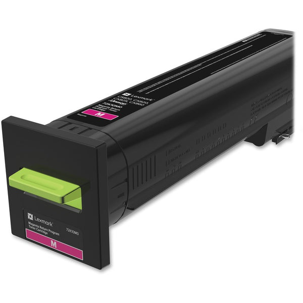 Lexmark Toner Cartridge, f/820/825/860, 8000 Page Yield, Magenta (LEX72K10M0)