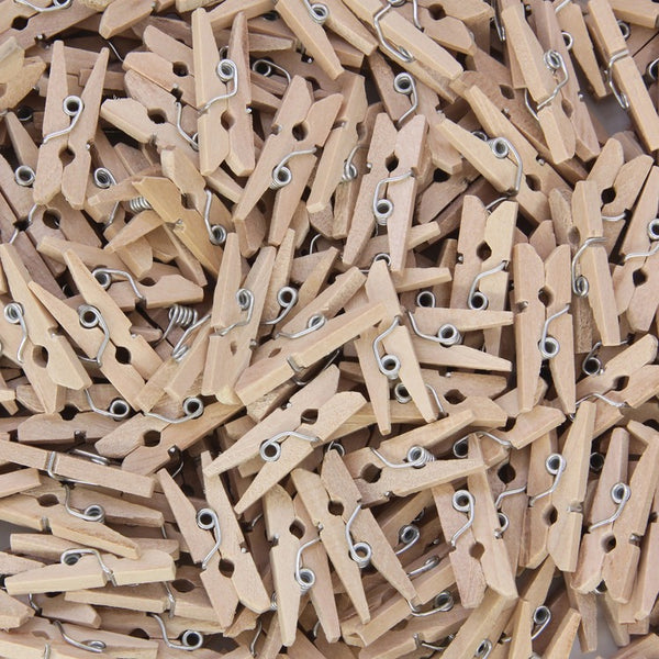 Creativity Street Mini Clothespins, 250/BG, Natural (PAC367201) Bag of 250