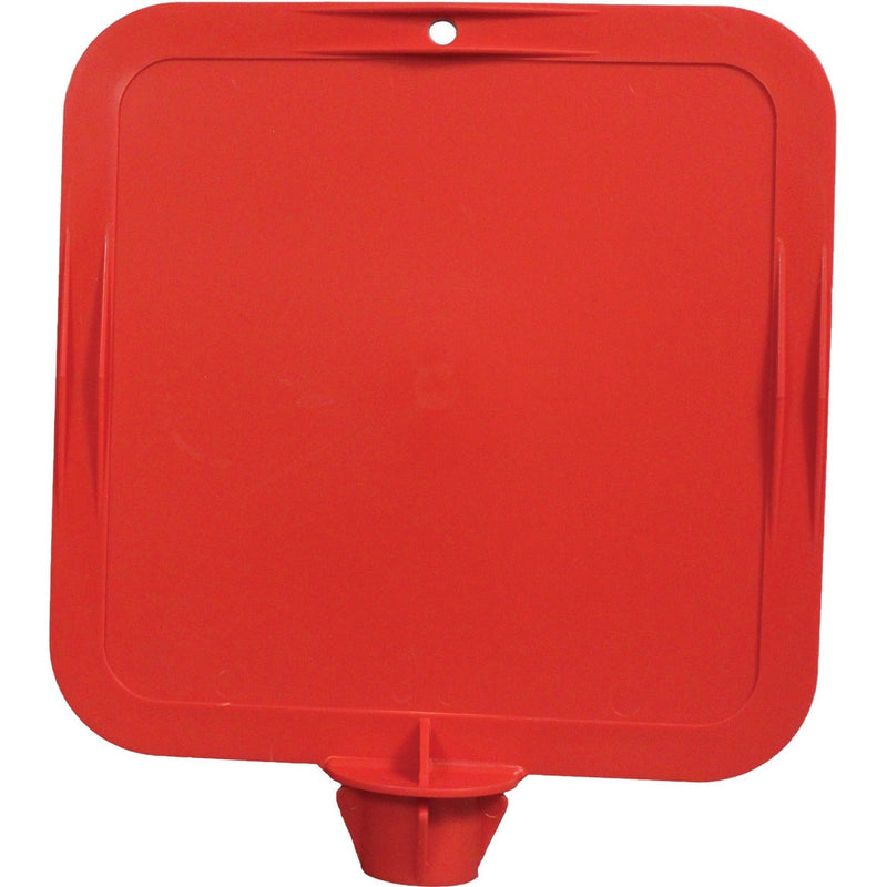 Impact Sign, Lock-In, 10"Wx10"Lx14"H, Red (IMP26401) Each