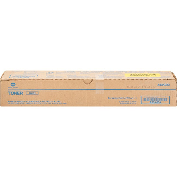 Konica Minolta Toner Cartridge, f/ bizhub 224E, 24,000 Page Yield, Black (KNMA33K030) Each