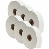 Genuine Joe Jumbo Jr Dispenser Bath Tissue Roll, 2 Ply, 3.50" x 2000 ft, 12" Roll, 6/Carton (GJO3520006) Case of 6