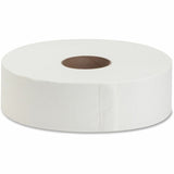 Genuine Joe Jumbo Jr Dispenser Bath Tissue Roll, 2 Ply, 3.50" x 2000 ft, 12" Roll, 6/Carton (GJO3520006) Case of 6