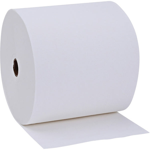 Genuine Joe Solutions Hardwound Roll Towels, 1-Ply, 6RL/CT, White (GJO96007)