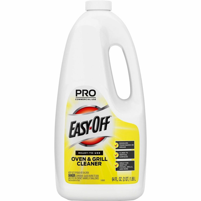 Easy-Off Ready-to-Use Oven and Grill Cleaner, Liquid, 2qt Bottle (RAC80689) Each