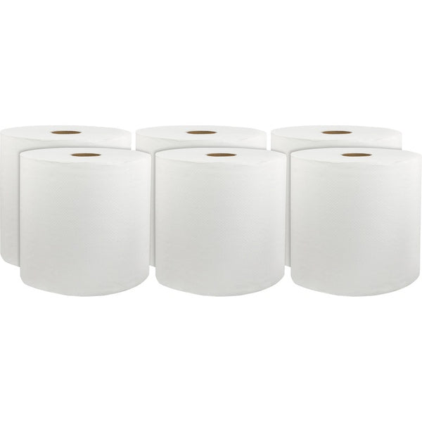Livi Universal Roll Towel, 1-Ply, 6RL/CT, White (SOL46529) Case of 6
