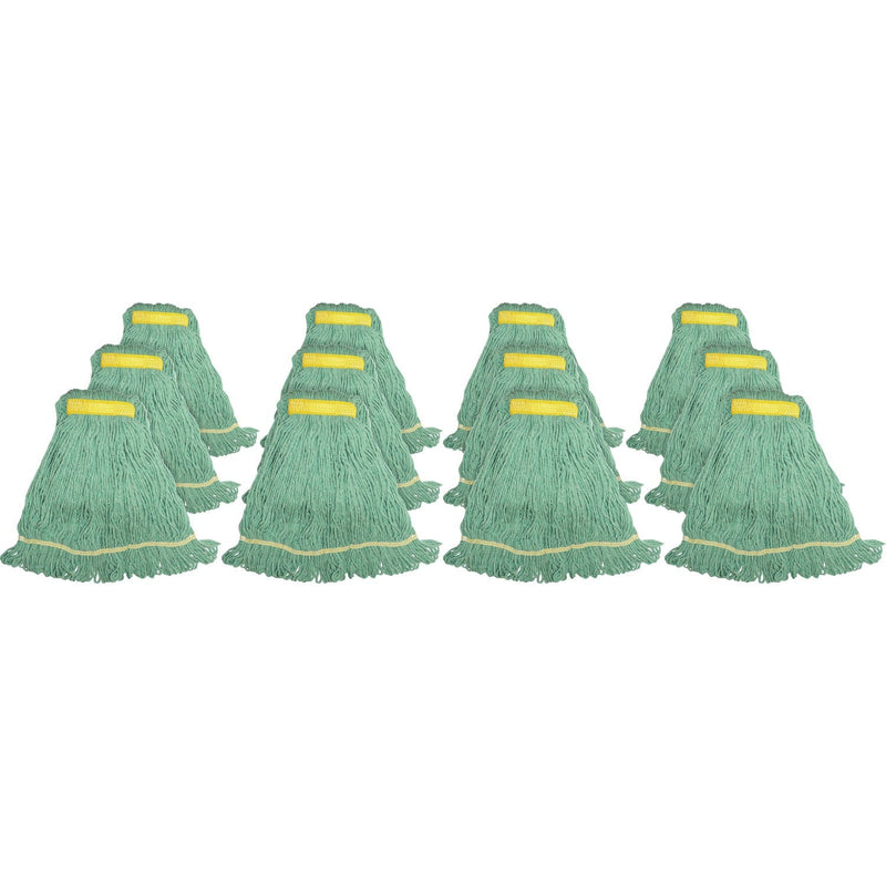 Genuine Joe Small Blend Wet Mop Narrow Band Loop, 12oz., 12/CT, GN (GJOSGR1BCT) Case of 12