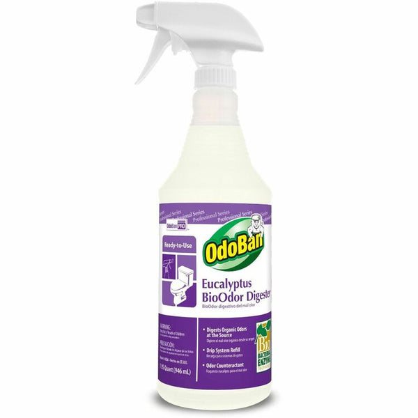 OdoBan Bio-Odor Digester Spray, 32oz., Lavender, PE (ODO927062QC12) Pack of 12