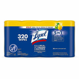 Lysol 4-pack Disinfecting Wipes, Lemon Lime Scent, 80/Tub, 4/Pack (RAC90641) Pack of 4
