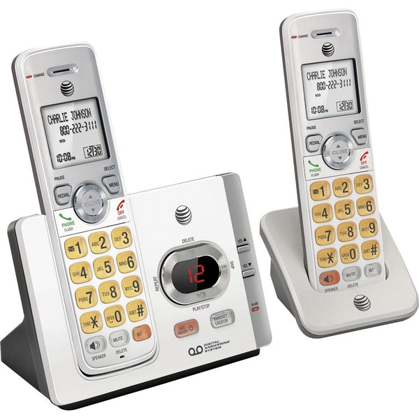 AT&T Cordless Phone, w/3 Handsets, 6-4/5"x3-2/5"x5-3/5", White (ATTEL52315) Each