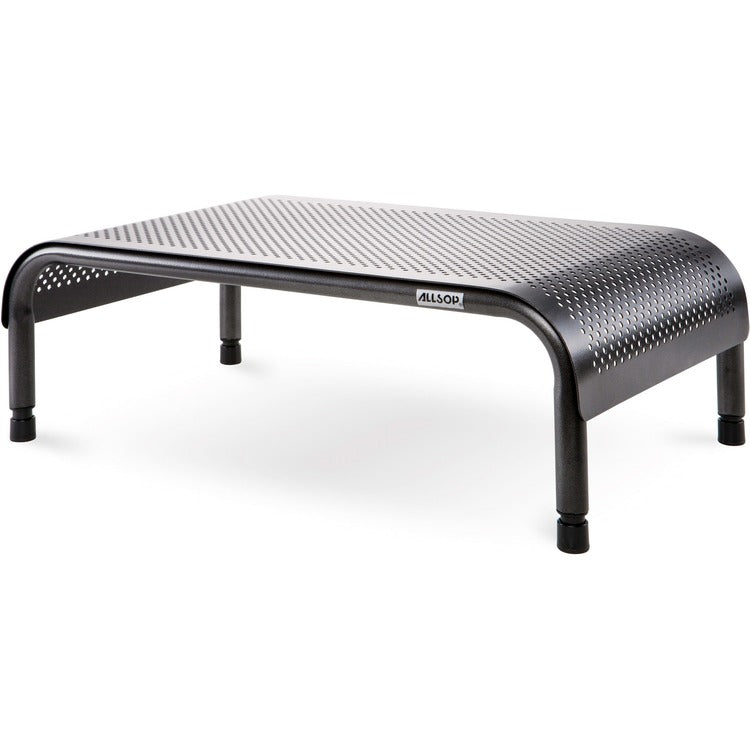 Allsop Ergo 3 Metal Monitor Stand, 10" x 18" x 6", Pearl/Black (ASP31630) Each