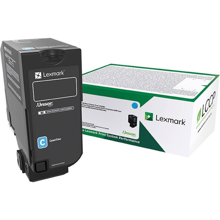 Lexmark CYAN TONER CARTRIDGE RETURN  TONR (LEX74C0SCG)